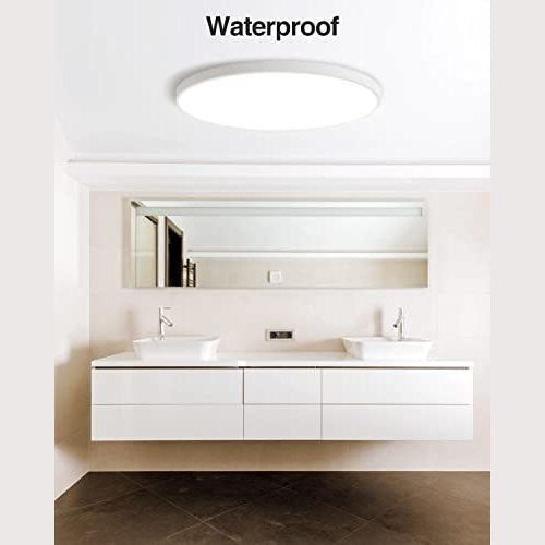 Slochi - Set of 2 LED Ceiling Lights, 24W, 2025LM, 4000K Natural White