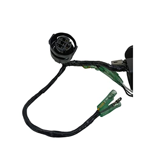Powerob Tec - Outboard Single Engine Key Switch Panel Assembly for Yamaha, 12V, OEM 704-82580-08, Durable Design, Easy Installation