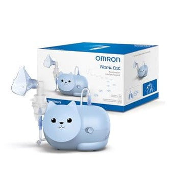 Omron - NAMI Cat NE-C303K-KDE Nebulizer for Children, Quiet Operation, Easy to Use, Fun Design