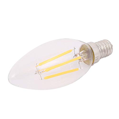 Aexit - Dimmable 4W C35 LED Filament Lamp, E14 Warm White, Energy Efficient