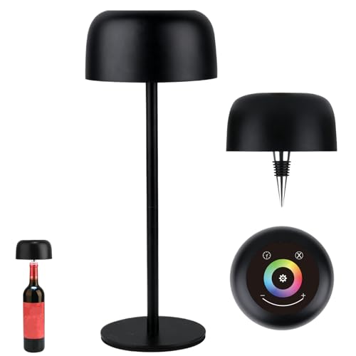 AMZ - Wireless Rechargeable Bottle Lamp with RGB Mode & Touch Control