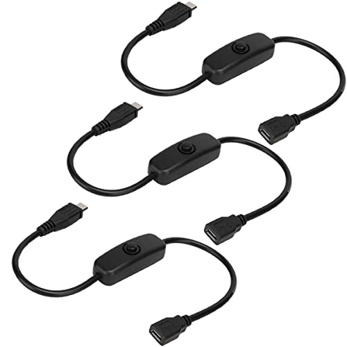 Greluma - Raspberry Pi Power Switch with Micro USB, Push On/Off for Multiple Models