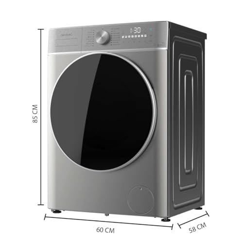 Cecotec - 9kg Front-Loading Washing Machine with Inverter Motor & SteamMax
