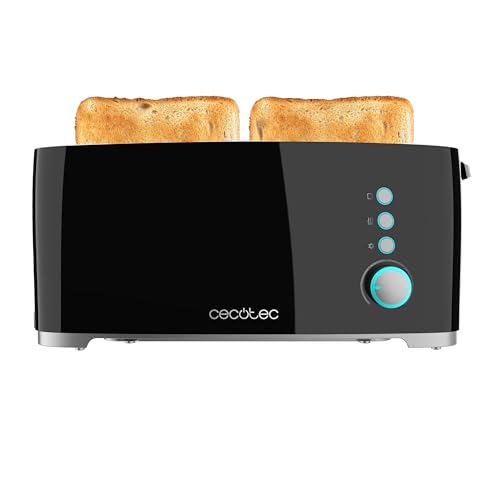 Cecotec - Vertical Toaster with 1000W Power, XL Double Slot, Automatic Stop