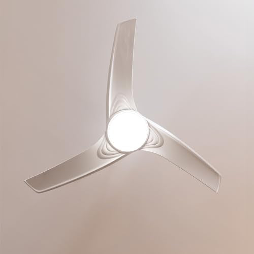 Cecotec - EnergySilence Aero 550 Ceiling Fan with LED Light, 3 Blades, Remote Control
