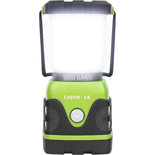 LE - 1000LM Waterproof Battery Powered LED Camping Lantern with 4 Light Modes