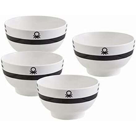 Black&White Collection, Set of 4 Bowls - Medaid International