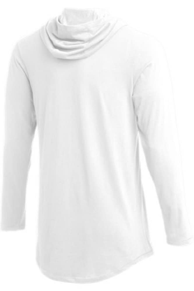 Nike Mens Dry Long Sleeve Hoodie Tee (White, Small) - Medaid International
