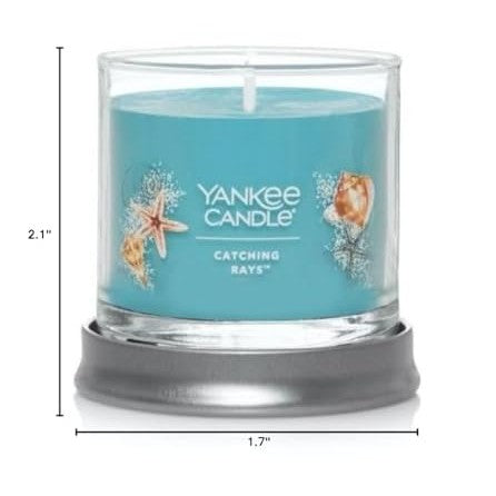 Yankee Candle Small Tumbler Scented Single Wick Jar Candle, Catching Rays, Over 20 Hours of Burn Time, 4.3 Ounce (Pack of 2) - Medaid International