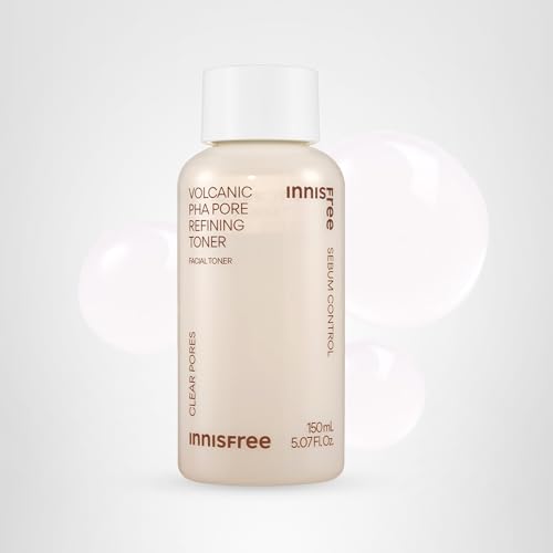 innisfree Volcanic PHA Toner, Korean Skincare with AHA & BHA, Refines Texture, Controls Oil, Exfoliating Face Treatment - Medaid International