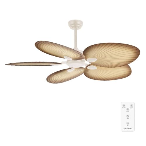 Cecotec - EnergySilence Aero 5200 Ceiling Fan with Remote Control, 6 Speeds, 8-Hour Timer