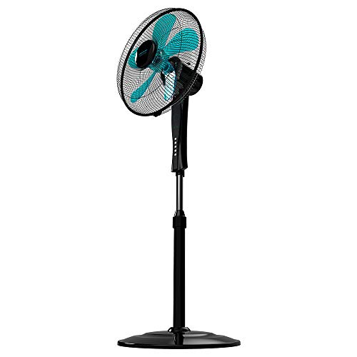 Cecotec - EnergySilence 530 Pedestal Fan, 50W Power, Quiet Operation, Black