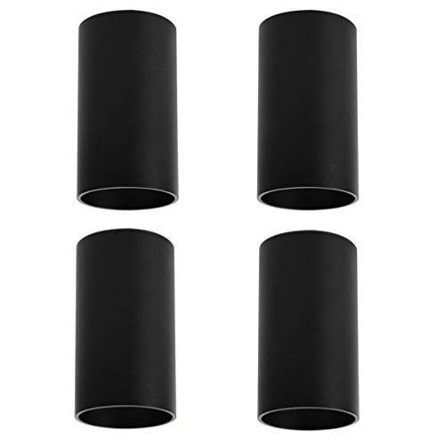 Klighten - 4 pcs Surface Mounted Matt Black Ceiling Spotlight, Modern Aluminum Spot for Living Room, Kitchen, Hallway