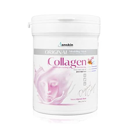 Anskin Modeling Mask Powder pack,collagen,Skin Rejuvenating & Moisturizing, Skin care, 240g - Medaid International
