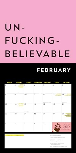 A F*cking 2026 Wall Calendar: Get Your Sh*t Together This Year (Funny Monthly Calendar with Stickers, White Elephant Gag Gift for Adults) (Calendars & Gifts to Swear By) - Medaid International