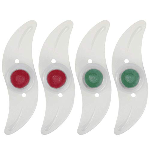 TAGVO - 4pcs Waterproof Bike Spoke Lights With 3 Flash Modes, LED Neon Tire Lamps