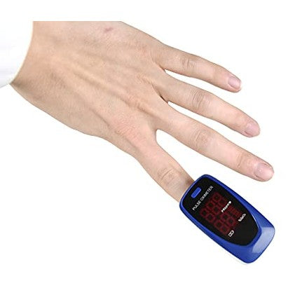 Gima - Portable OXY-2 Finger Pulse Meter with LED Display & Visual Alarms