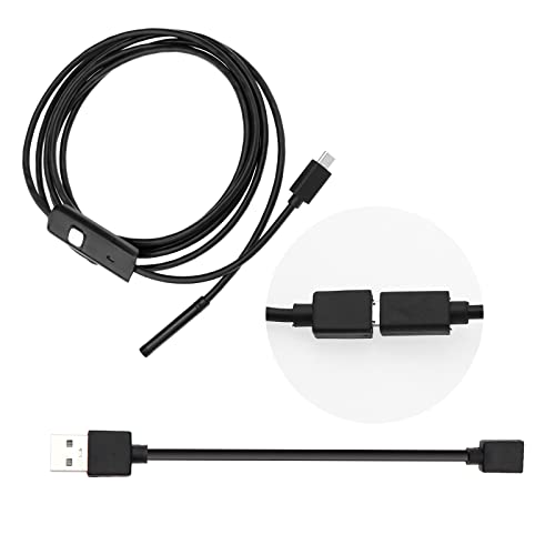 Sing F Ltd - USB Borescope with 6 Adjustable LEDs, Compatible with Android & PC