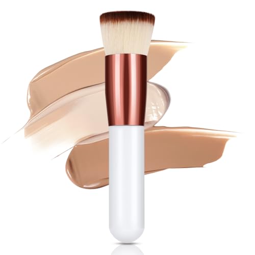 Glasflength - Dense Synthetic Kabuki Foundation Brush for Creamy Liquid Application