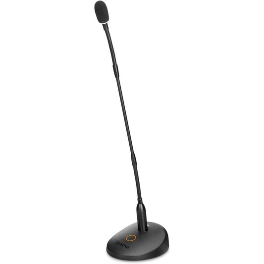 Boya - BY-GM18CB Desktop Gooseneck Condenser Microphone with Adjustable Arm, High Sensitivity, and Clear Sound Quality