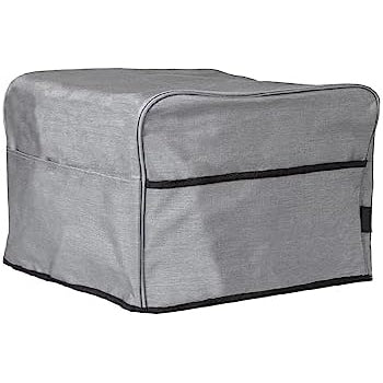 BPOMEN Kitchen Appliance Covers, Air Fryer Cover with Pocket, Protective Cover, Small Gray - Medaid