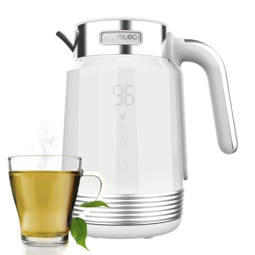 Cecotec - 1.7L Electric Kettle 2200W, BPA Free, Stainless Steel, LED Light