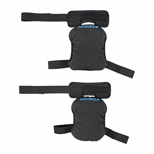 Gedore - WT 1056 10 Knee Pads with Rubberized Synthetic Leather, Soft Lining, Velcro Fastener