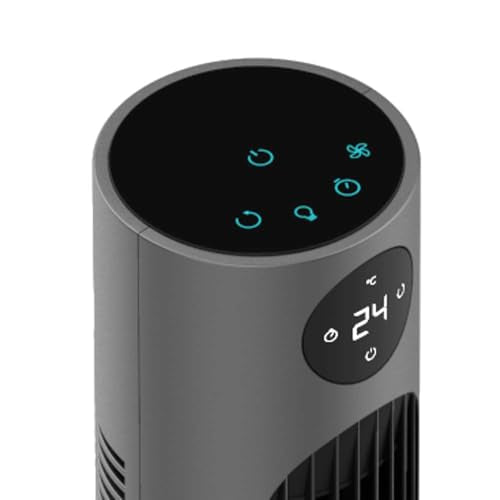 Cecotec - EnergySilence 800 Skyline Smart Pedestal Fan, 60W, Remote Control, 3 Speeds, 12-Hour Timer