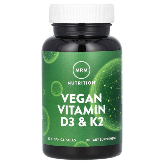 MRM Nutrition, Vegan Vitamin D3 & K2, 60 Vegan Capsules - Medaid International