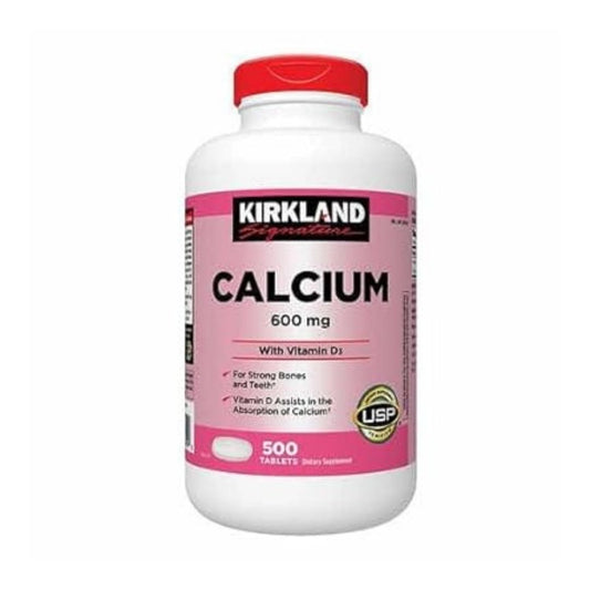 Kirkland - calcium with vitamin D3 - 600 Tablets - Medaid International