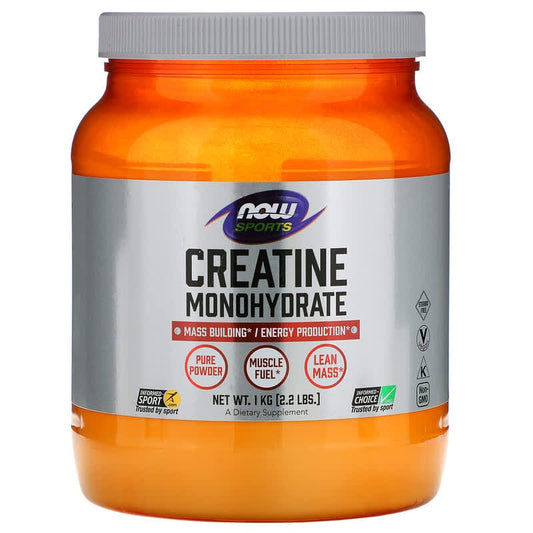 NOW Foods, Sports, Creatine Monohydrate, 1 kg - Medaid International