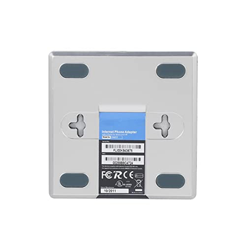 Cuifati - VoIP Gateway 2 Ports Adapter, SIP V2 Support, Includes Network Cable