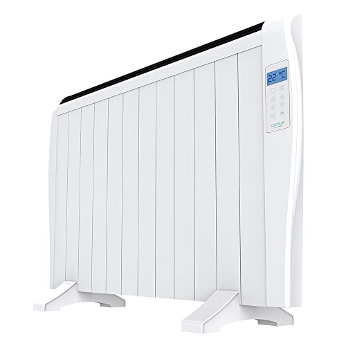 Cecotec - 1800W Electric Radiator, 12 Elements, Wall/Free Standing, Timer & Remote Control