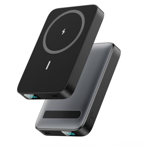 LanLuk - Magnetic 10800mAh Wireless Power Bank with Foldable Stand & Fast Charging
