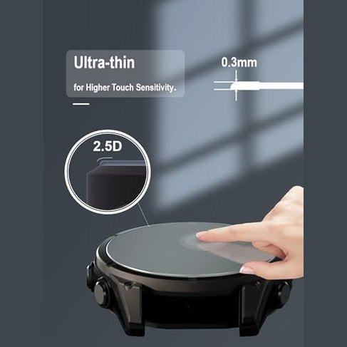 Huawei - Tempered Glass Screen Protector for HUAWEI Watch GT 5 Pro 46 mm, 9H, Anti-Scratch, Easy Installation [4Pcs]