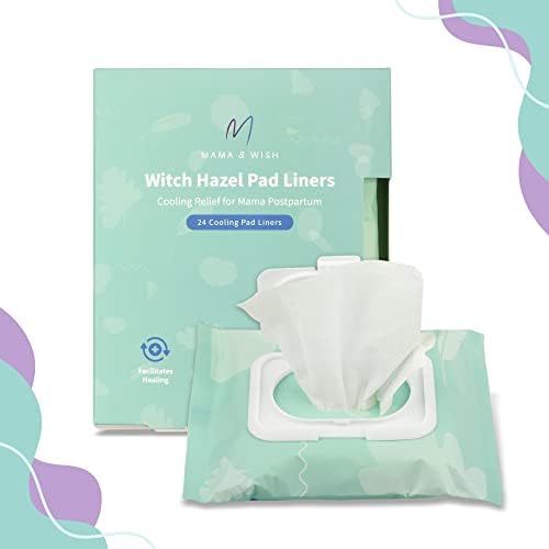 Mama & Wish Witch Hazel Foam and Pad Liners Bundle - Postpartum Essentials - Medaid