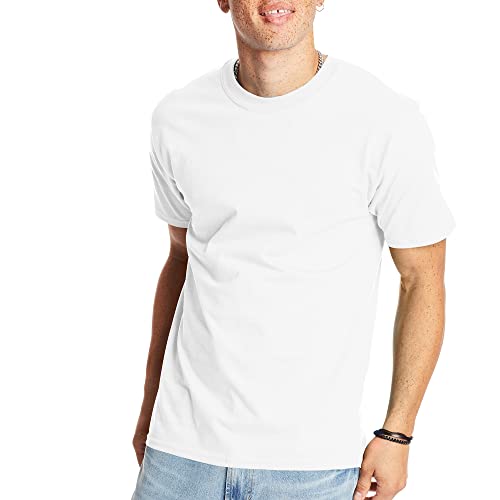 Hanes Men's Beefy-t T-Shirt, Heavyweight Cotton Tee, 1 Or 2 Pack, Big & Tall|B00NOY2P66
