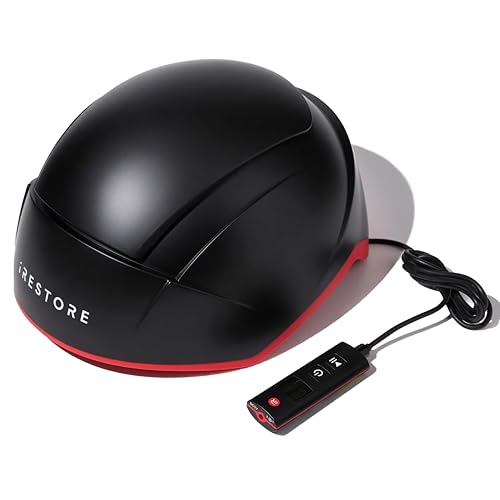 iRestore Elite - Laser Red Light Therapy for Hair Growth System - FDA Cleared Hair Loss, Hair Thinning & Alopecia Treatment for Men & Women - Laser Cap for Hair Regrowth Stimulates Denser Fuller Hair - Medaid International