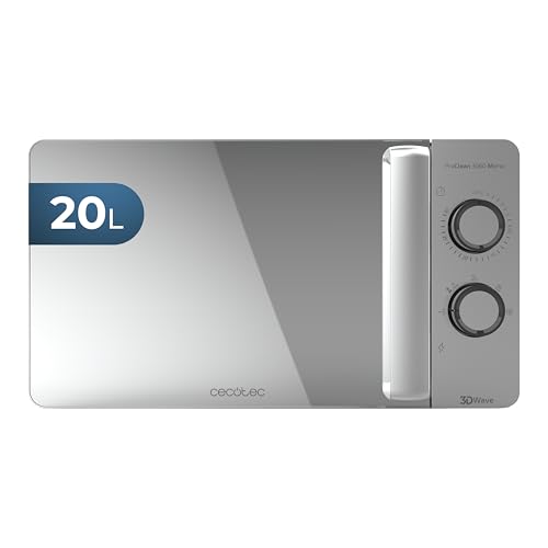 Cecotec - ProClean 3060 Mirror Microwave, 20L, 700W, Ready2Clean Coating