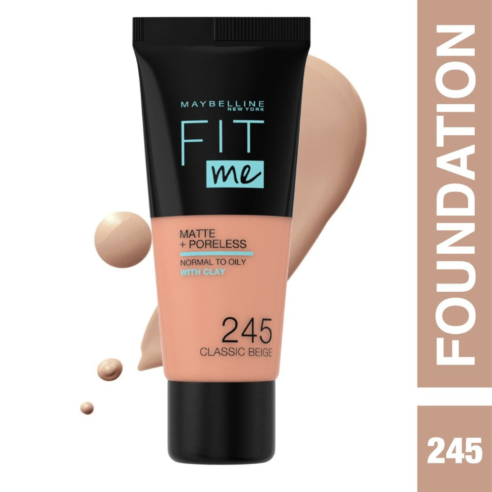 Maybelline Fit Me Matte + Poreless Liquid Foundation - 30 ml - Medaid