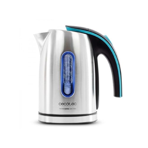 Cecotec - ThermoSense Steel Kettle, 1.2L Capacity, Heat Resistant, Exclusive Design