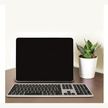 Logilink - Bluetooth Multi-Device Keyboard, Pairs 3 Devices, Minimalist Design