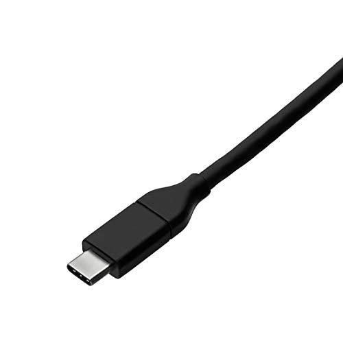 Amazon Basics - Bi-Directional USB-C to DisplayPort Cable, 3 ft, Black, 4K Support