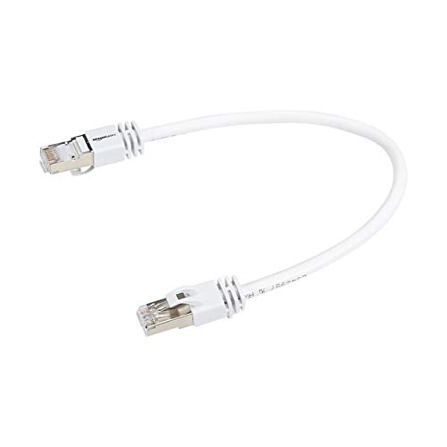 Amazon Basics - 5 x 0.3m Cat7 RJ45 Ethernet Cable for High-Speed Networking