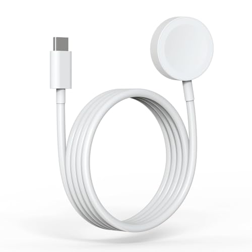 Apple - Fast Wireless Magnetic Charger for Apple Watch, USB C, 1m Cable