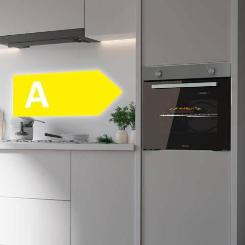 Cecotec - Built-in Oven 2800 W, 77 L Capacity, Steam Assist, Energy Class A