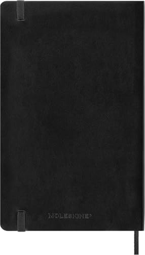 Moleskine Classic 12 Month 2026 Daily Planner, Soft Cover, Large (5" x 8.25"), Black, 400 pages - Medaid International