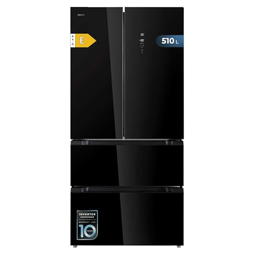 Cecotec - 510L French Door Refrigerator with Inverter Motor, Fast Cooling, NoFrost