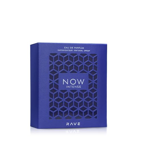 Lattafa Rave Now Intense Eau de Parfum Spray for Men, 3.4 Ounce - Medaid International