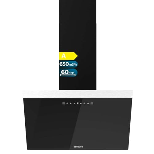 Cecotec - Bolero Flux DT 606500 Cooker Hood, 165W, 3 Levels, Touch Control